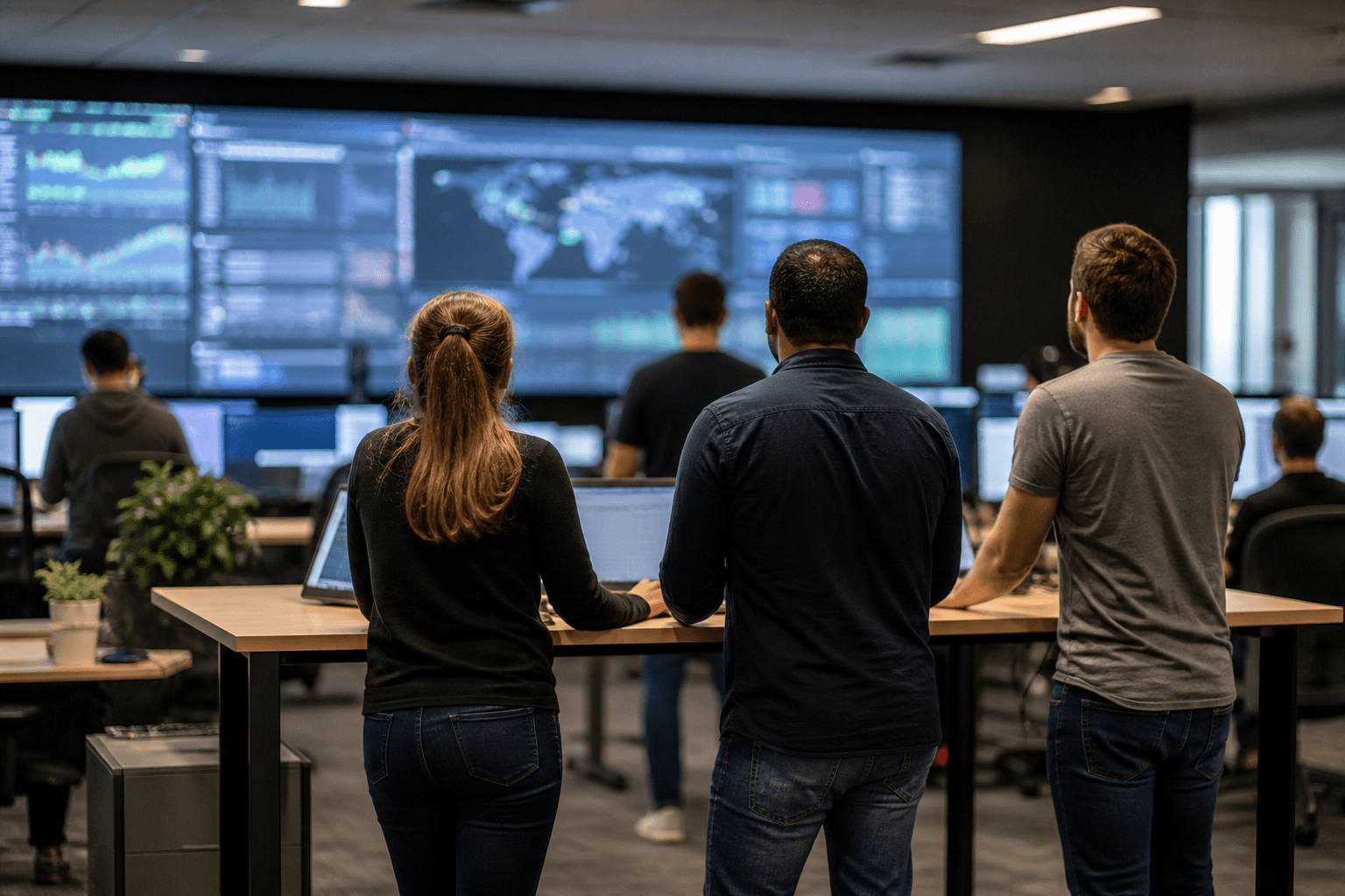 Operations desk at Nyxilon